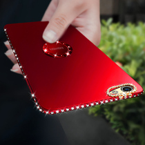oppor9s mobile phone case womens soft silicone r9 frosted plus all-inclusive k anti-drop tm rhinestone st personality creative red 0pp0 Tide brand protective cover m ultra-thin km new net red in