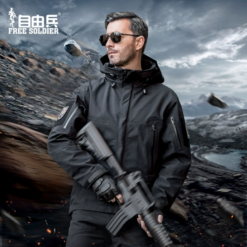 Тактическая дышащая дорожная водонепроницаемая износостойкая ветрозащитная альпинистская осенняя куртка