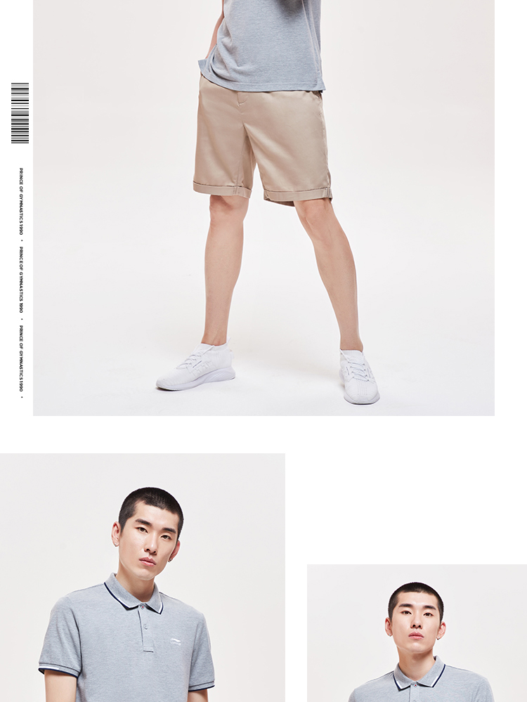Chính hãng Li Ning 19 Dòng thời trang thể thao mùa hè Áo ngắn tay Áo sơ mi nam POLO APLP047-3-5-6 - Áo polo thể thao áo polo oversize