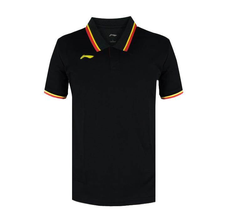Chính hãng Li Ning 18 Bóng đá Mùa hè Áo thun ngắn tay Áo thun nam tay ngắn Áo thun APLN151-5-6 - Áo polo thể thao áo polo nam trang
