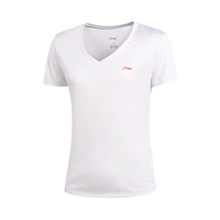 Áo sơ mi nữ chính hãng Li Ning 17 Áo sơ mi mùa hè khô nhanh Áo thun nữ Áo phông nữ ATSM146-1-2 - Áo polo thể thao áo thun polo nữ