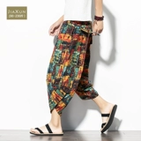 Летние пляжные этнические мужские штаны, этнический стиль, Таиланд, большой размер