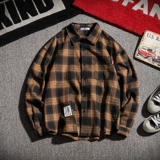 Демисезонная трендовая рубашка, брендовая куртка для отдыха, большой размер, в корейском стиле