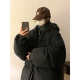 Демисезонная куртка с пухом, мужская толстовка с капюшоном, оверсайз