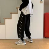 Tide, осенние летние трендовые штаны для отдыха, оверсайз, на шнурках