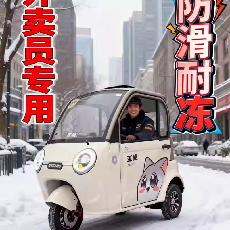 2025 новый Guangzhou Wuyang полностью закрытый электрический трехколесный велосипед дамский автомобиль Laotou Le Wukong car pick up baby car