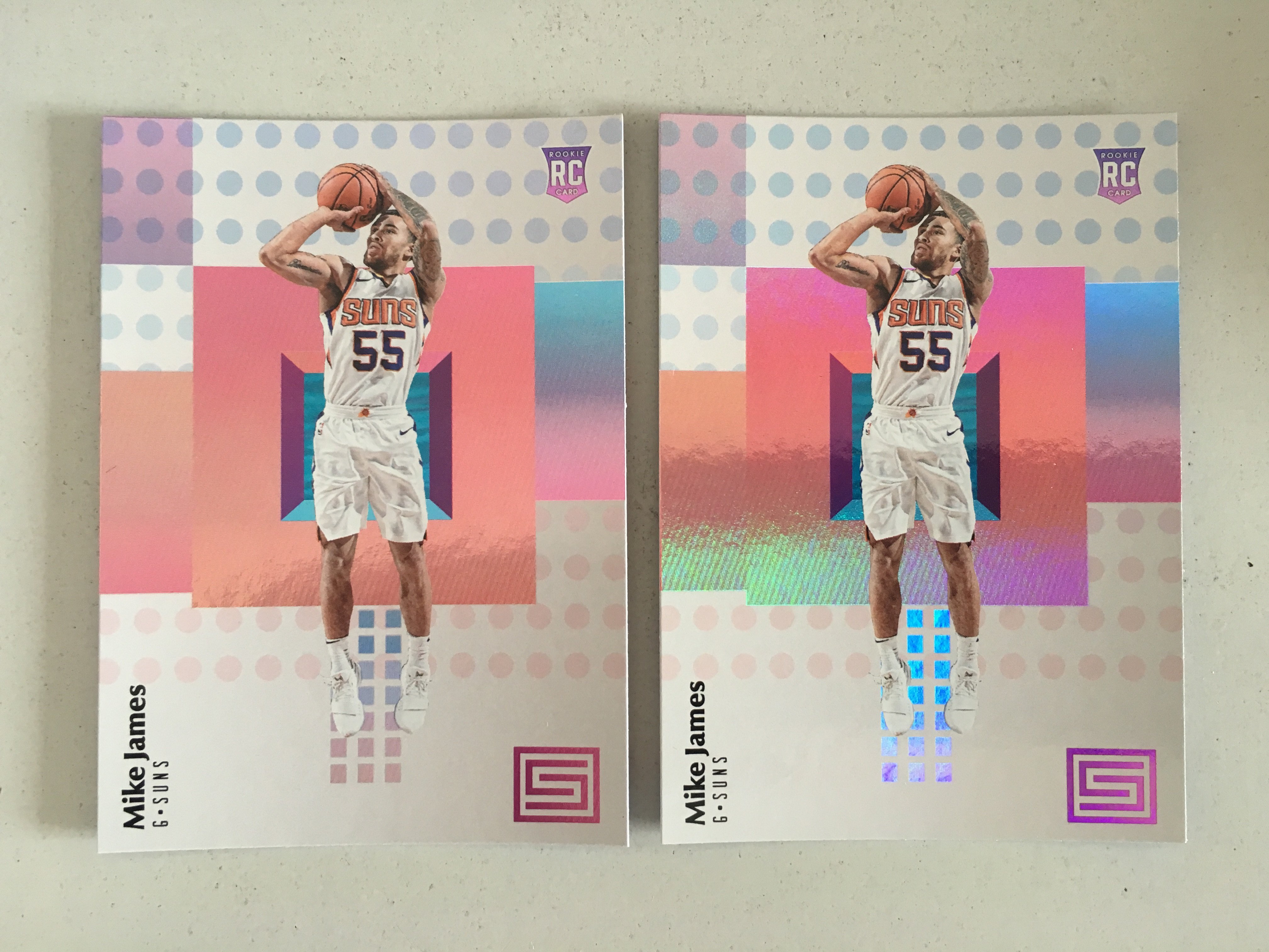 Mike James Sun New Show RC NBA 17-18 STATUS star Carpanini