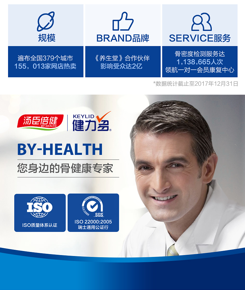 汤臣倍健  氨糖软骨素钙片 缓解关节疼痛 40粒*2瓶 图14