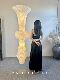 Noguchi Seiwa Hotel and Guesthouse Lobby Corner Staircase Loft Clothing Store Coffee Tavern Long Rice Paper Chandelier
