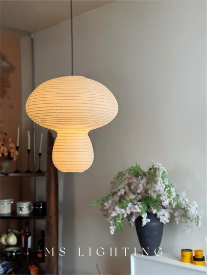 Noguchi Seihei Japanese-Style Bedroom Study Children's Room Dining Room Cafe Bar Homestay Mushroom Rice Paper Chandelier