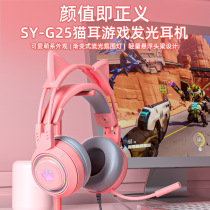 Трансграничный симпатичный кошак ear Gaming Computer Hars Hars