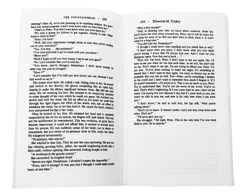 Tiếng Anh ban đầu nguồn cuốn tiểu thuyết The Fountainhead Ayn Rand Ayn Rand đọc một cuốn sách quan tâm bên ngoài để bảo vệ nhân quyền