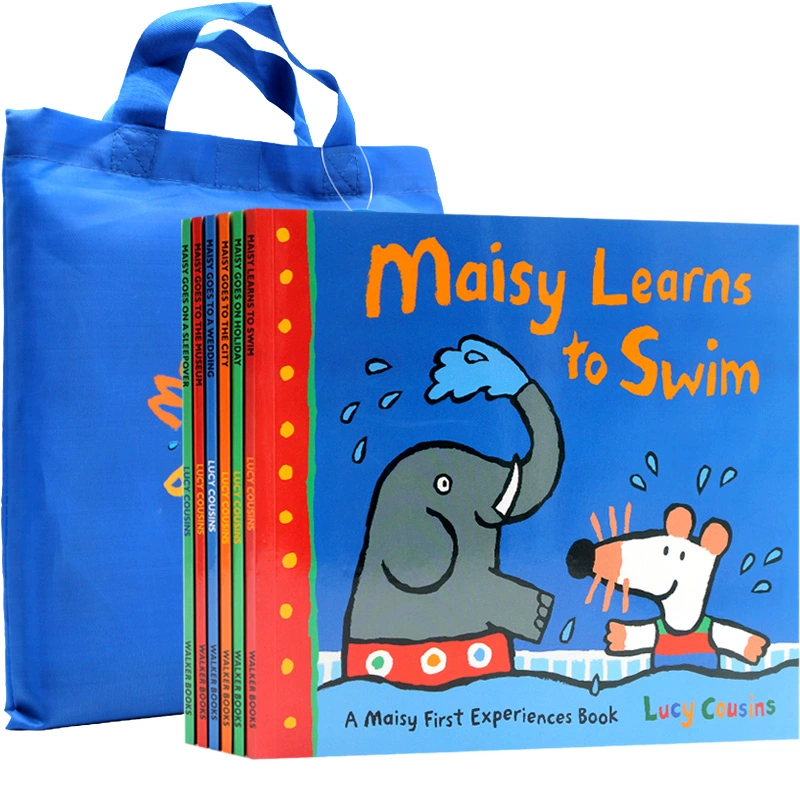 Bobo bộ đầy đủ gồm sáu chuột English truyện tranh gốc Maisy Swimbag đi cắm trại Liaocai Xing gửi túi sách khuyến khích cho trẻ em Tiếng Anh Giác Ngộ sách truyện tranh