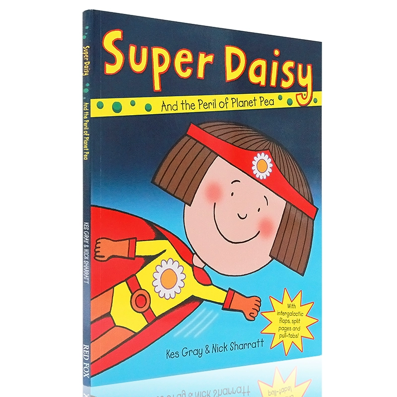 Nhập khẩu English truyện tranh gốc của cuốn sách Daisy Siêu Daisy Wu Minlan hài hước quyền Nick Sharratt pháp sư bìa mềm cuốn sách rộng mở