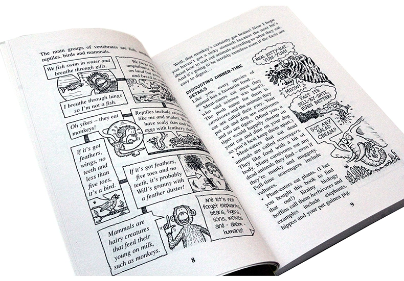 Anh gốc nhập khẩu khoa học Horrible Khoa học khủng khiếp xấu hoàn thành tác phẩm của cuốn sách khoa học phổ biến đóng hộp 20 loạt cuốn sách câu chuyện cổ điển sinh viên phần cầu tự nhiên Quest đọc ngoại khóa bằng tiếng Anh