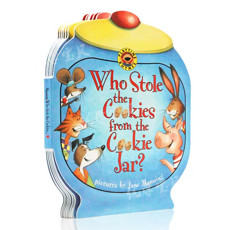 Anh cuốn sách ảnh gốc Ai Stole Cookie từ Cookie Jar Ai Stole Cookie kéo trẻ em tông thói quen tốt từ hộp bánh phát triển cuốn sách câu chuyện thú vị xuất hiện dễ thương