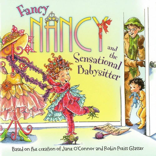 Nancy cuốn truyện tranh tuyên bố thời trang đẹp Sáu nguyên bản tiếng Anh Fancy Nancy Take-Cùng Storybook Set hình ảnh câu chuyện hộp quà tặng cuốn sách chứa một nhãn dán nhỏ babes Chihi cô gái nhỏ dễ thương