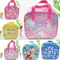 Japanese cartoon portable cute insulated lunch box bag large capacity student lunch bag large portable lightweight storage bag