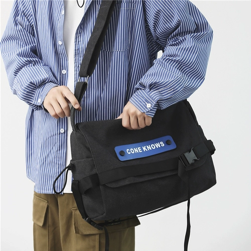 Tide, японская сумка через плечо подходит для мужчин и женщин для отдыха, вместительная и большая сумка на одно плечо