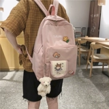 Ранец, японская сумка через плечо для школьников, милый вместительный и большой брендовый рюкзак, в корейском стиле, для средней школы