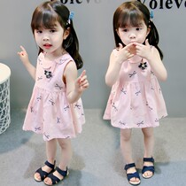 Balabala new girl dress baby dress 3 summer little girl foreign style princess dress 4 treasure