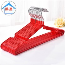 Wedding hangers red home dormitory fashion bracing clothes hanging clothing store wardrobe multifunctional non-slip clothes display rack