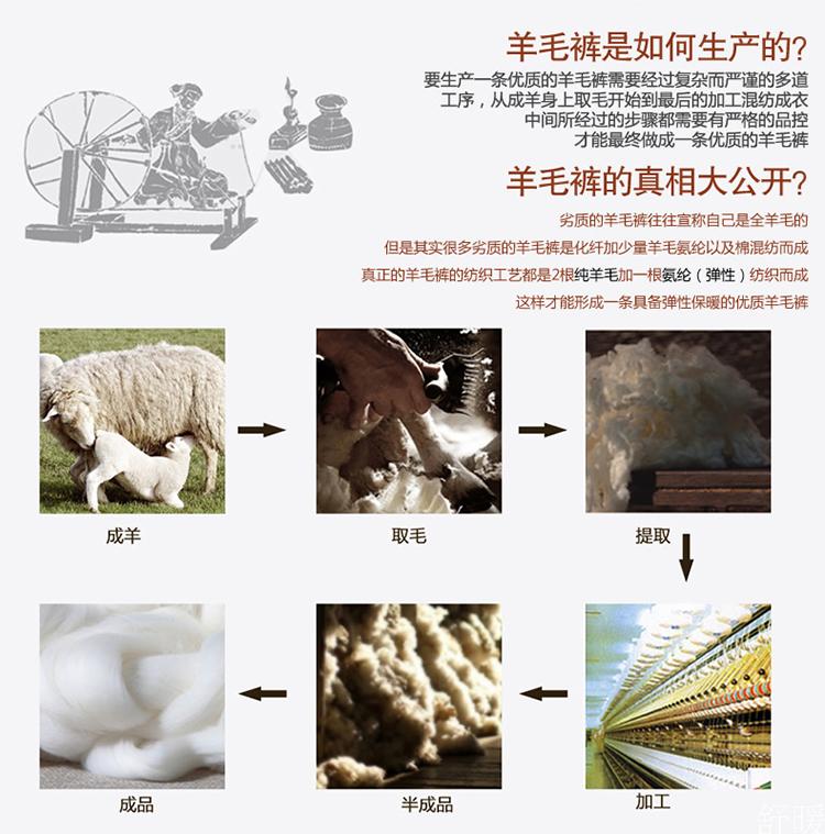 Pantalon collant Moyen-âge simple en laine - Ref 754359 Image 28