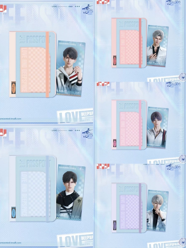 Love and Deep Space Beyond Peak Series Passport Holder Ticket Holder Set