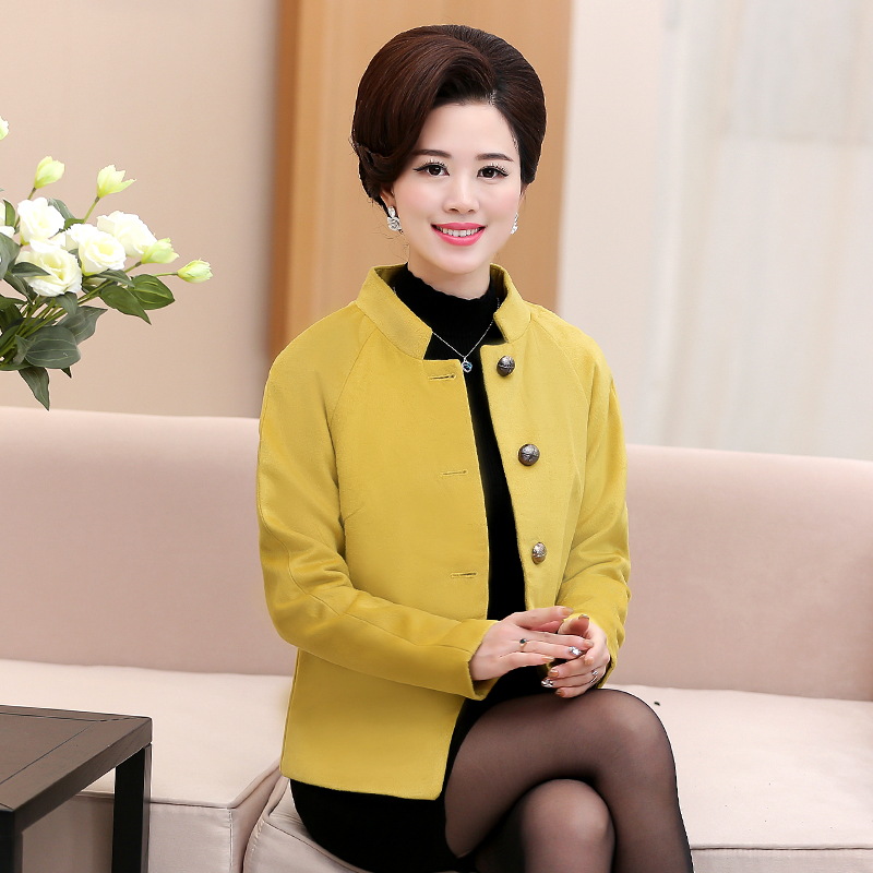 中老年女装冬装新款40-50-60-70-80岁奶奶装冬季民族风毛呢外套
