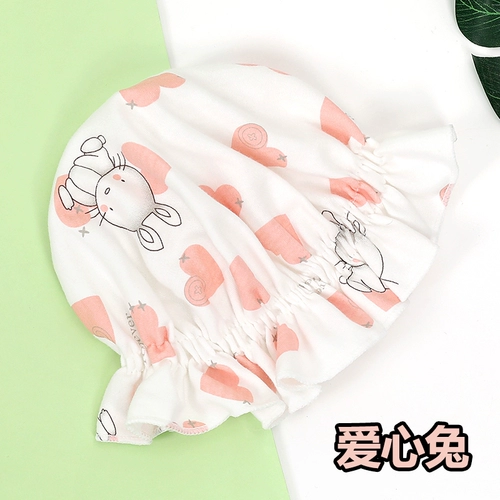 Детская тонкая милая летняя шапка для новорожденных, защита от солнца