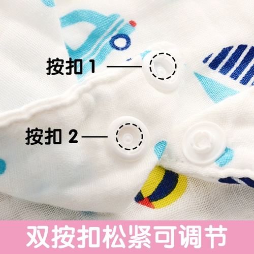 Детский хлопковый марлевый слюнявчик, шарф для новорожденных для младенца, нагрудник для мальчиков, увеличенная толщина
