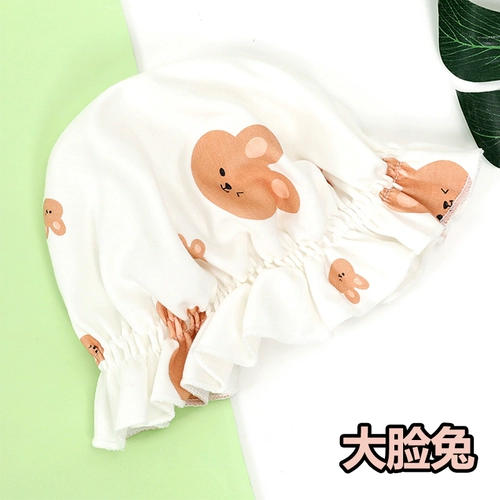 Детская тонкая милая летняя шапка для новорожденных, защита от солнца