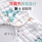 Детский хлопковый марлевый нагрудник, слюнявчик для новорожденных для еды, с карманом, хорошо впитывает воду