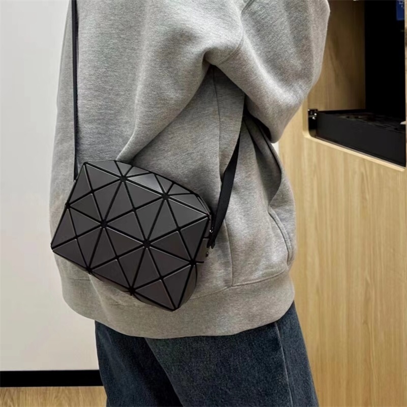 Japanese Quilted Bag Cuboid Three-Compartment Cupid Small Square Box Quilted Shoulder Crossbody Bag Matte Small Square Bag for Women Japanese Quilted Bag Cuboid Three-Compartment Cupid Small Square Box Quilted Shoulder Crossbody Bag Matte Small Square Bag for Women