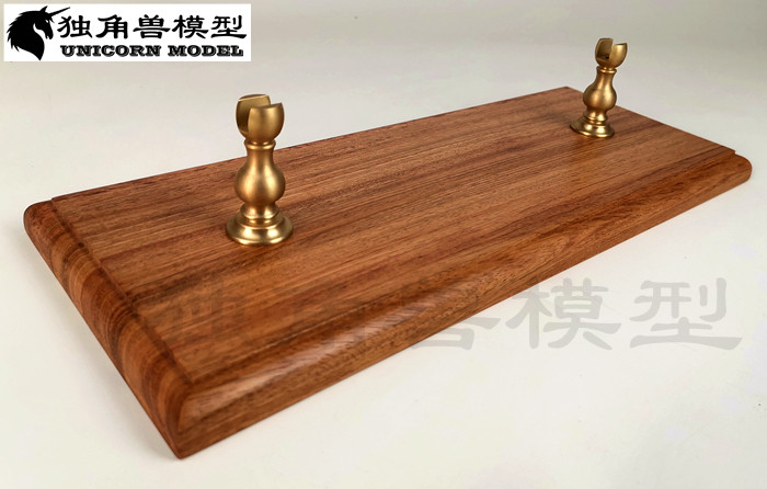 The unicorn ship model shows copper - tray pillar - boat mode display copper bracket