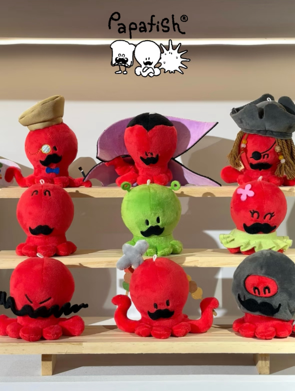 Mysterious Octopus! Papa Fish Octopus Papa Plush Pendant Blind Box, 49 Yuan for the Whole Store with Free Shipping Mysterious Octopus! Papa Fish Octopus Papa Plush Pendant Blind Box, 49 Yuan for the Whole Store with Free Shipping