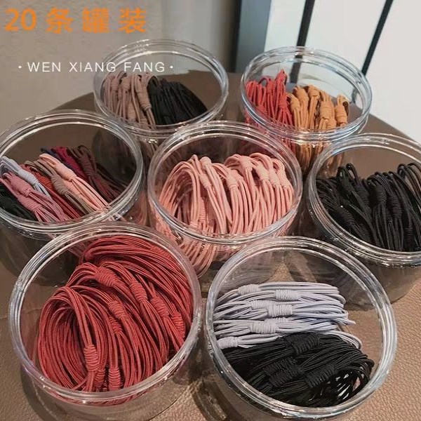 Things to tie hair net red rubber band hair rope small fresh headwear simple Mori female personality ponytail hair ring