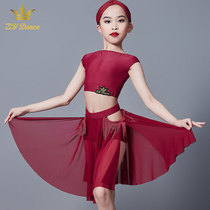 ZY DANCE2020 summer new Latin dance clothes girls practice competition regulations dress suit dress