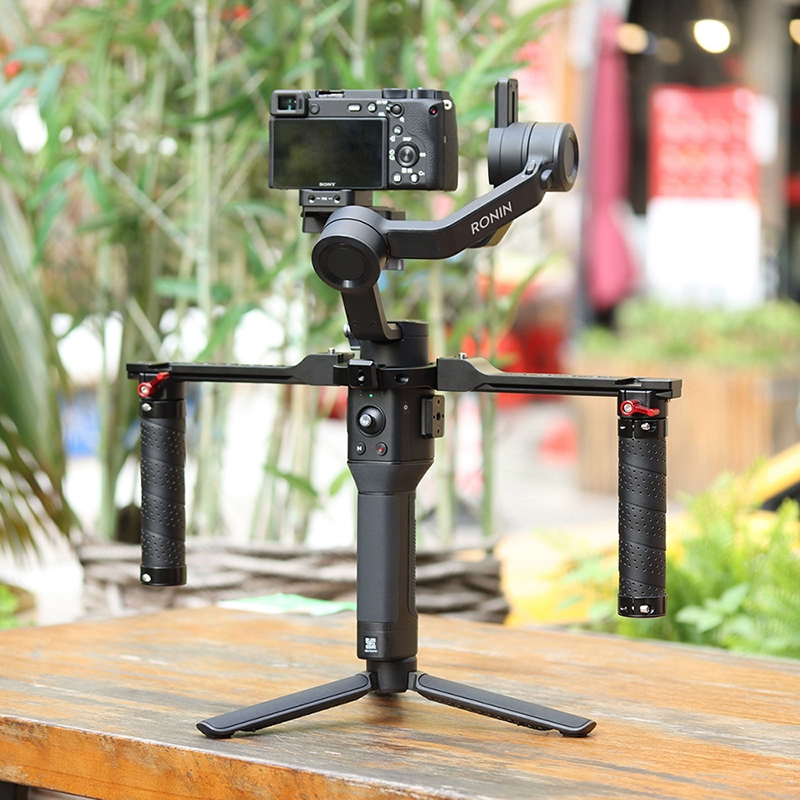 Tay cầm hai tay cầm UURig DJI Ronin SC Phụ kiện mở rộng tay cầm ổn định nồi Ronin S - Phụ kiện máy ảnh DSLR / đơn