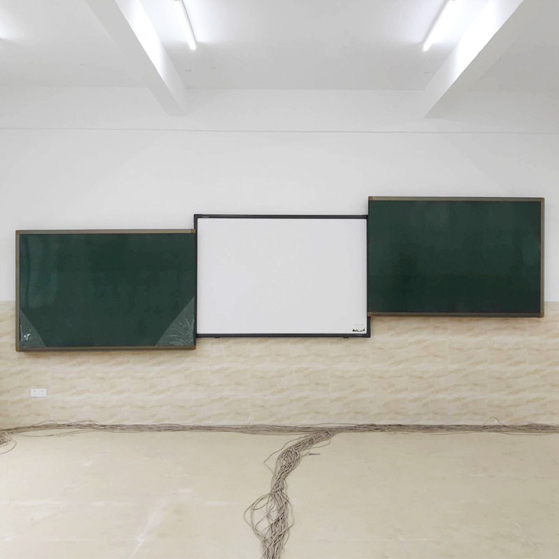 Dust-free magnetic universal blackboard combination single-sided teaching blackboard multi-specification can be customized plane mobile lifting blackboard