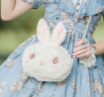 Net Red Ultra Cute Design Rabbit Packs Lolita Softgirl Pearl Chain Slanted Satchel Cute 100 Hitch Doll