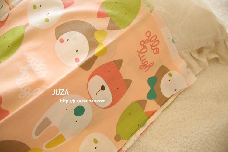 Cotton Bắc Âu vải gió bé gái bé túi bé bộ đồ giường quần áo handmade vải cotton vải họa tiết đẹp