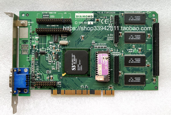 Diamond stealth 3D 3000 S3 988 ViGE VG PCI graphics card