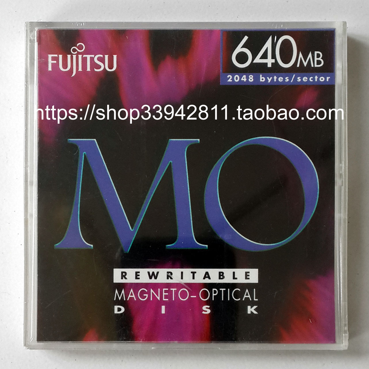 MO 640MB magnetic disc FUJITSU Fujitsu 640M optical disk new unopened