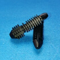 Environmentally friendly nylon black double-head inverted tooth blind hole gusset rivet GBHDF-1-26M-66B blind hole barbed nail