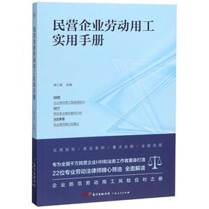 民营企业劳动用工实用手册 徐小安 著 人力资源 经管、励志 广东人民出版社 畅销书籍排行 新华正版