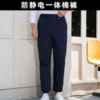 Антистатические штаны, синий съемный вкладыш