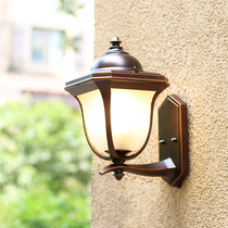Outdoor European wall lamp outdoor lamp aisle corridor balcony LED courtyard gate light lighting waterproof wall lamp