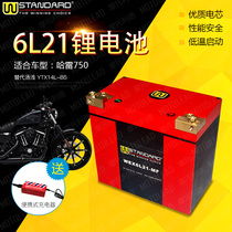 W standard 6L R21 lithium battery for Harley 883 tough guy replacement soup YTX14L-BS battery