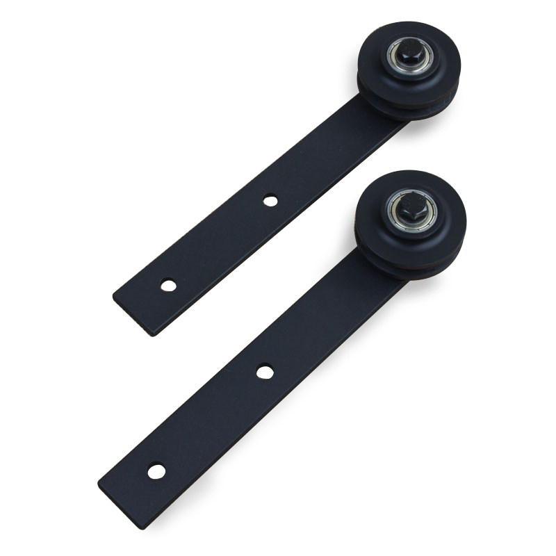 Barnace door Handling wheel track silent shutter door slide pulley door kitchen cosmetic room hardware accessories